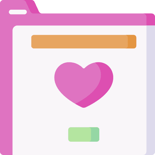 Favourite interface website browser icon