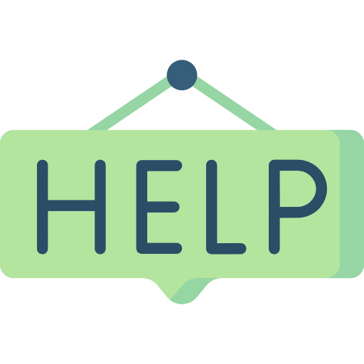 Help signaling hanging signal icon