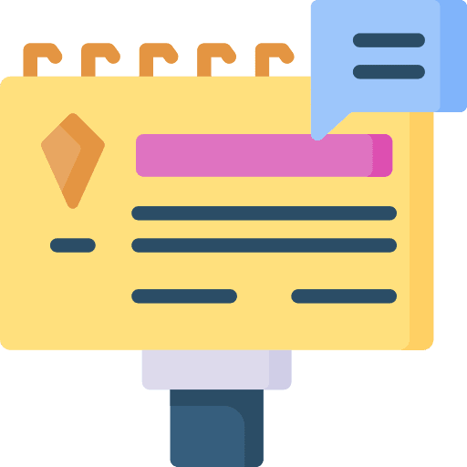 Billboard marketing announcemnt ads icon