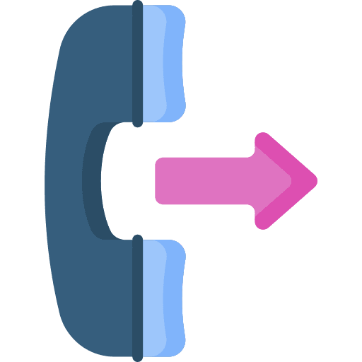 Outgoing call phone phone call communications icon