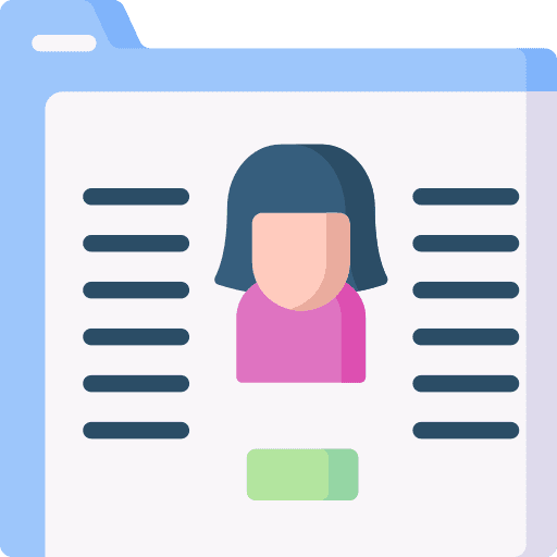 Profile website web page social media icon