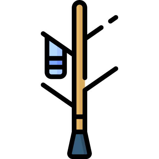 Coat rack coat rack wooden hat stand icon