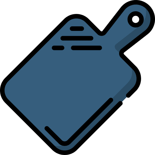Cutting board kitchen chopping board knife icon