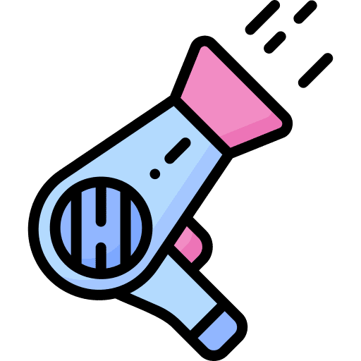 Hair dryer hairdressing hair salon beauty icon
