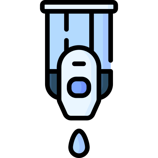 Hand sanitizer healthcare and medical dispenser soap icon