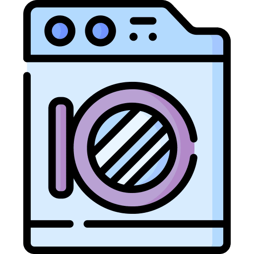 Washing machine cleaning washing clothes laundry icon