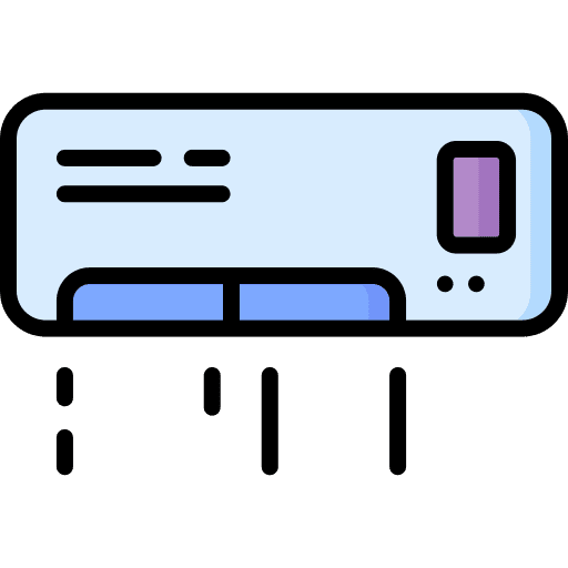 Air conditioner heating machine refreshing icon