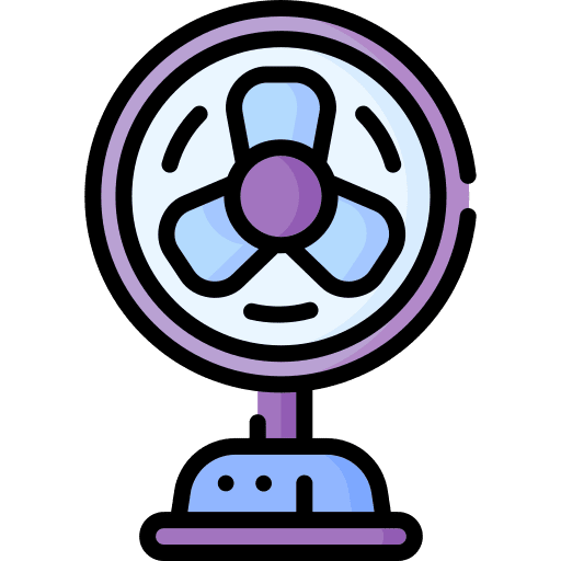 Fan cooler electrical appliance ventilator icon