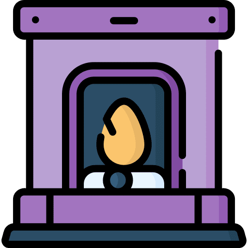 Fireplace living room decor furniture and household icon