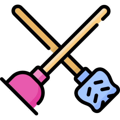 Plunger brush miscellaneous cleaning icon