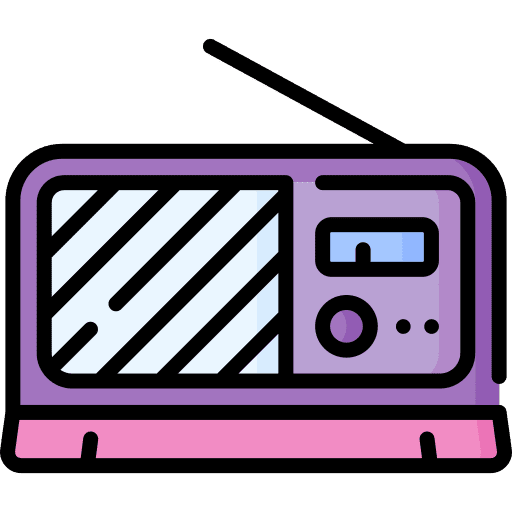 Radio electronics technology communications icon
