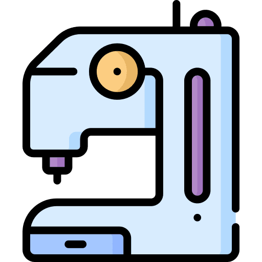Sewing machine electronics craft tailoring icon
