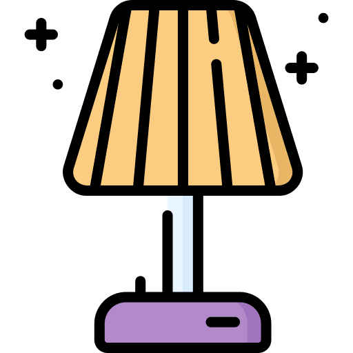 Table lamp table lamp furniture and household desk lamp icon