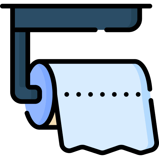 Toilet paper paper roll tissue roll miscellaneous icon