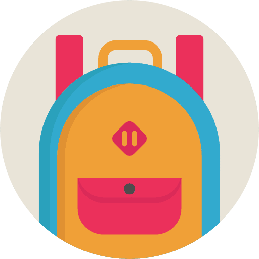 Backpack baggage luggage bags icon Backpack baggage luggage bags icon
