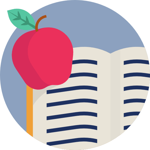 Book study library educative icon Book study library educative icon