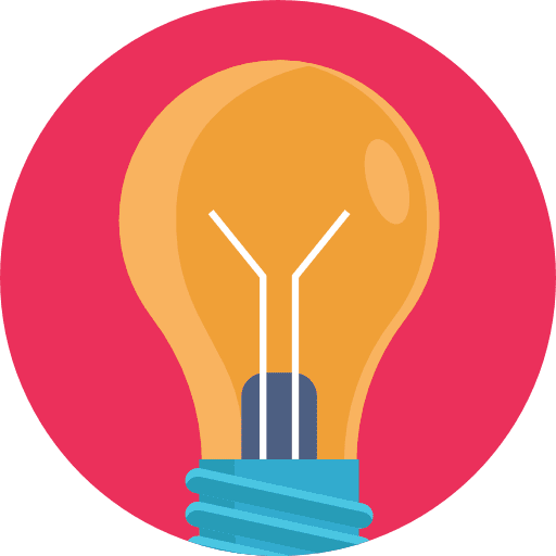 Idea invention technology light bulb icon Idea invention technology light bulb icon