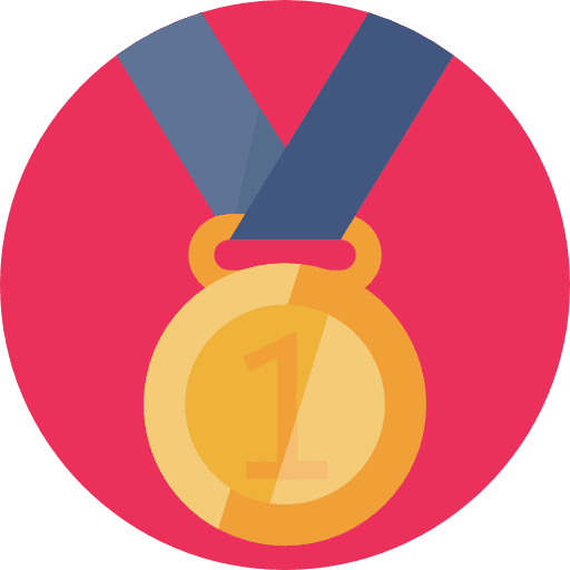 Medal winner award sports and competition icon Medal winner award sports and competition icon