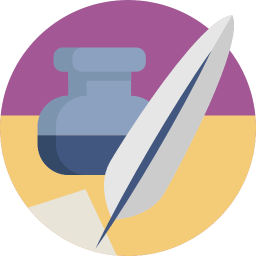 Quill quill write education icon Quill quill write education icon