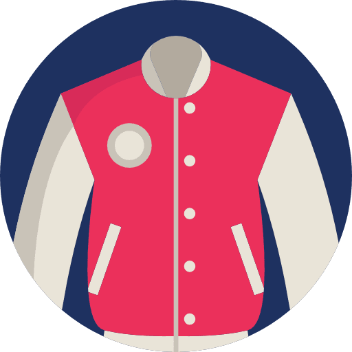 Jacket fashion overcoat garment icon Jacket fashion overcoat garment icon