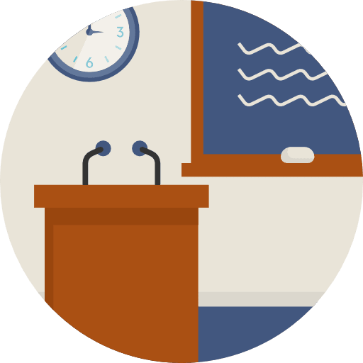 Lecture education presentation microphone icon Lecture education presentation microphone icon