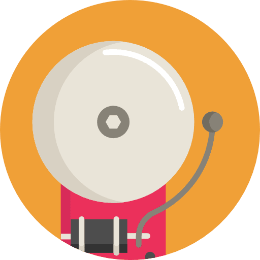 School bell education tools and utensils bell icon School bell education tools and utensils bell icon