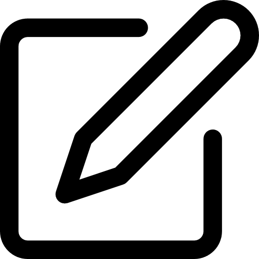 Edit tools and utensils register rename icon