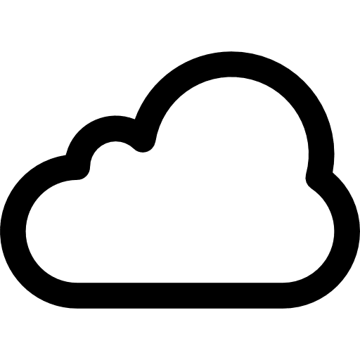 Cloud weather cloudy ui icon Cloud weather cloudy ui icon