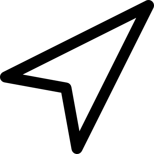 Cursor technology maps and location gps icon Cursor technology maps and location gps icon