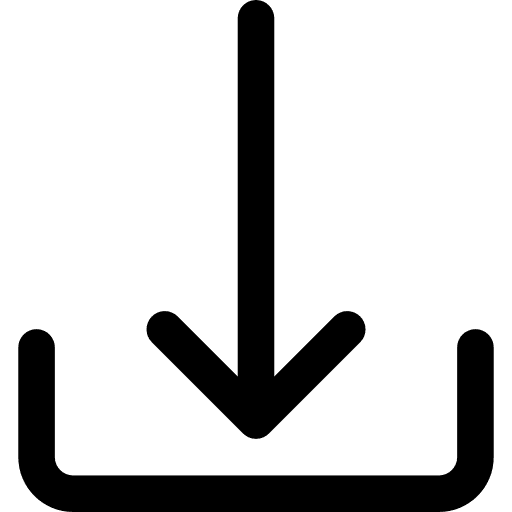 Down arrow installer orientation arrows icon Down arrow installer orientation arrows icon