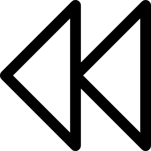 Rewind rewind interface arrows icon Rewind rewind interface arrows icon