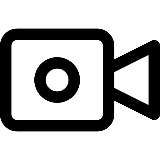 Video camera video electronics technology icon Video camera video electronics technology icon