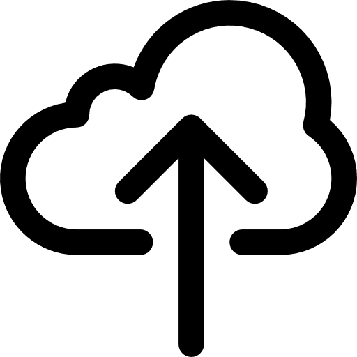 Upload multimedia storage data icon Upload multimedia storage data icon