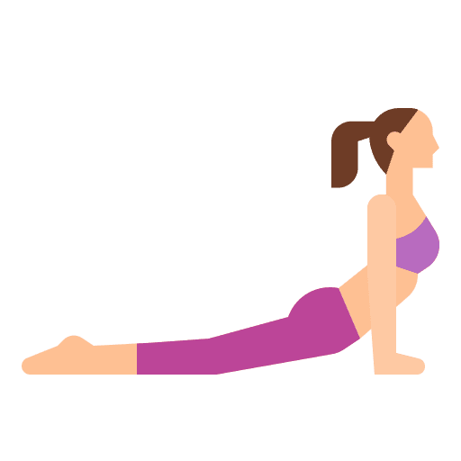 Cobra wellness cobra pose icon