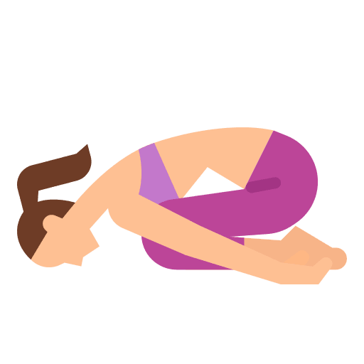 Child pose child fitness icon Child pose child fitness icon