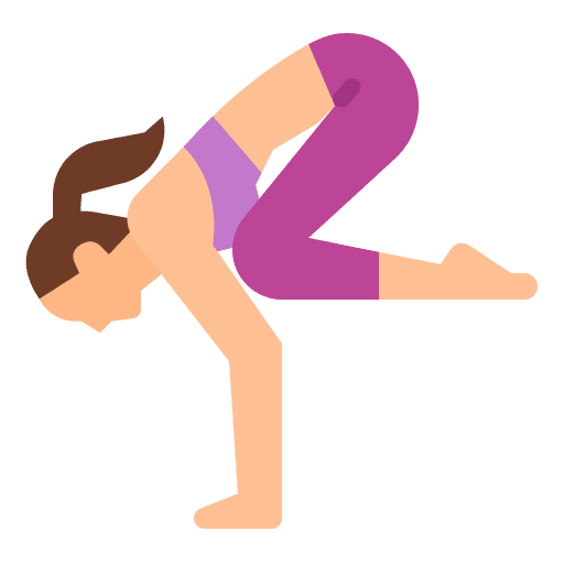 Crow wellness excercise body icon