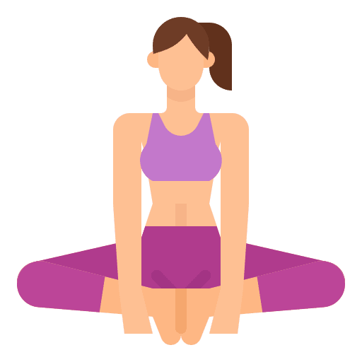 Yoga wellness excercise woman icon Yoga wellness excercise woman icon