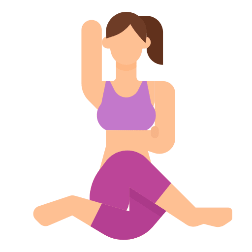 Cow body yoga wellness icon Cow body yoga wellness icon