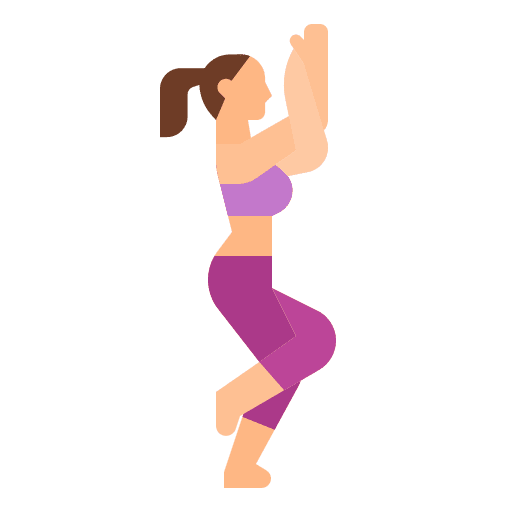 Eagle excercise wellness woman icon Eagle excercise wellness woman icon