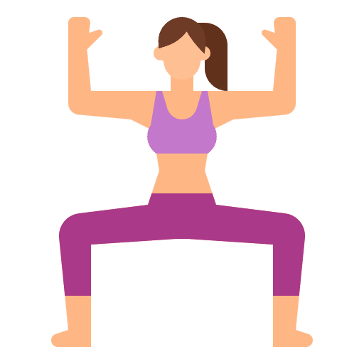 Goddess aerobic yoga fitness icon Goddess aerobic yoga fitness icon