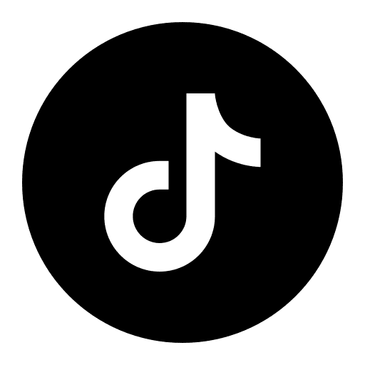 Tik tok logotype tik tok social network icon