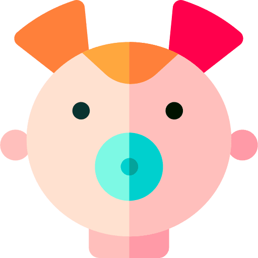 Baby person user caucasian icon