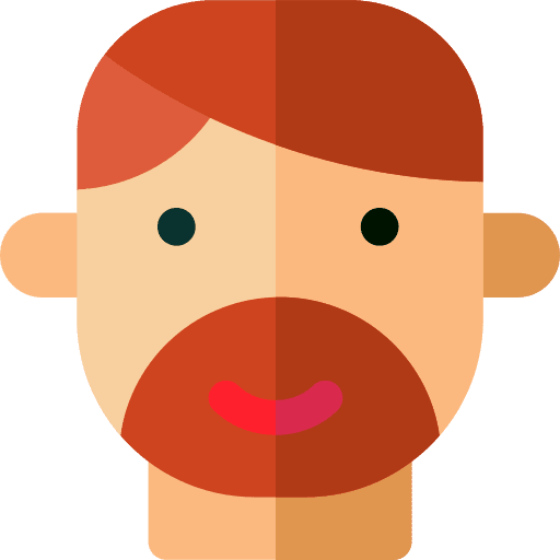 Man man dad beard icon