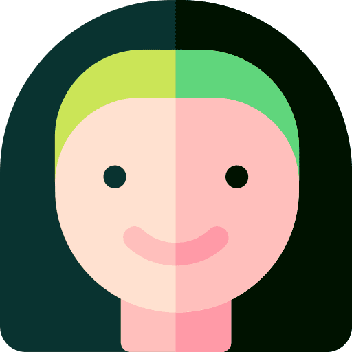 Kid girl user kid icon