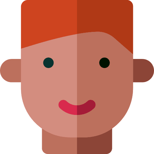 Man user family member afro icon