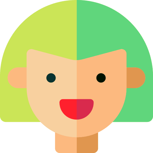 Teenager avatar female girl icon