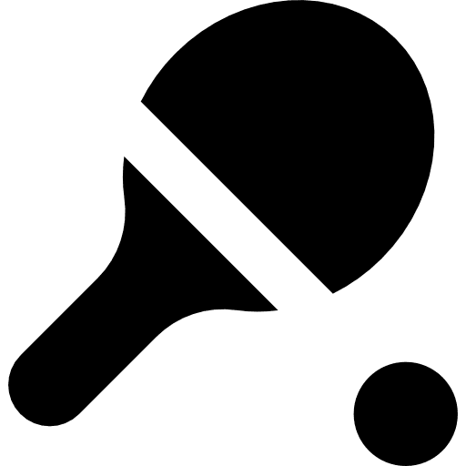 Pin pong olympic games sport ball icon