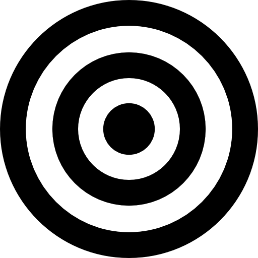 Target targeting olympic games shooting target icon