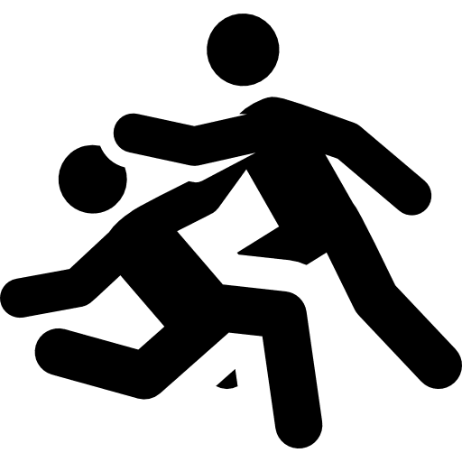 Wrestling fight stickman sport icon