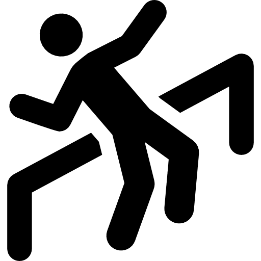 High jump athlete athletic sports icon